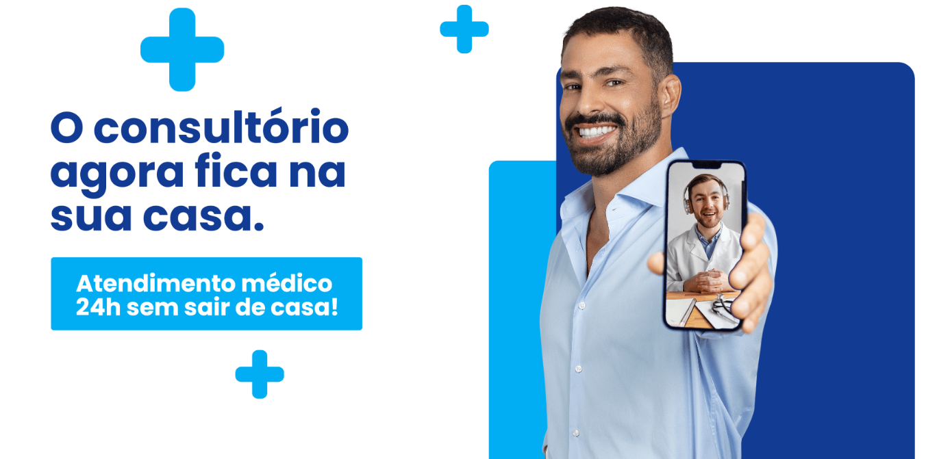 Médico em videochamada